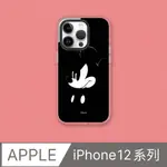 【犀牛盾】IPHONE 12系列CLEAR透明防摔手機殼｜迪士尼-米奇系列-米奇黑設計