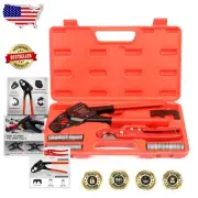Ergonomic Angle Head Crimper Kit - Perfect for Tight Spaces & PEX Installations