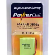 POWERCELL CTB45 3.6V Nimh 650Mah Phone Battery Suits Audioline Cordless Nimh
