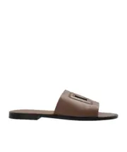 Dolce Gabbana DG Cut-Out Detailed Slides 39.5,39,40.5,40,41.5,41,42 Brown