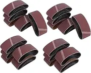 CIYODO Annular Sanding Belts Set of 20 Sandpaper for Sander Great Abrasive Grains for Wood Metal Plastic Benchtop Accessories