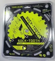 trade-a-blade circular saw blade 7-1/4 24T sock-tooth TCSBS409