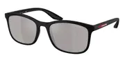 Prada Linea Rossa PS A08S 1BO2B0 Men's Sunglasses Black Size 56