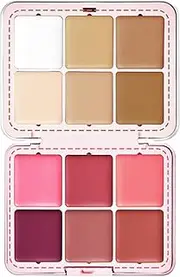 mivceklw Waterproof Blush Cream, Face Makeup Palette. Creamy Smooth, Long Lasting Makeup, 12color Watertight Blush Application for Everlasting Look Cosmetic, 27.6g