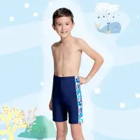 在飛比找Yahoo奇摩購物中心優惠-夏之戀 LOVETEEN KIDS男童七分泳褲K21806