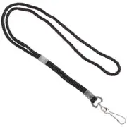KWIK GOAL LANYARD 19" BLACK FOR COACHES, REFEREES