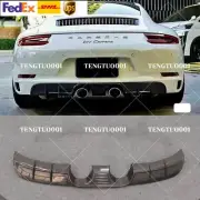 FOR 16-17 Porsche 911 Carrera S/4/4S/GTS (991.2) Rear Carbon Fiber Diffuse (for: Porsche)