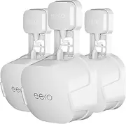 COOLWUFAN Outlet Wall Mount Holder for eero 6 or eero 6+ mesh Wi-Fi System [NOT Fit for eero mesh], No Messy Wires, Easy to Install Mount Holder for eero 6 & eero 6+ mesh Wi-Fi System (3 Pack)