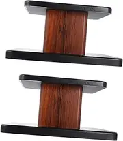 1Pair Delicate Floor Standing Speaker Stands for Studio Use Height Practical Speaker Holder for Bookshelf Speakers Assorted