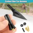 3.5cm Carbon Fiber Antenna Car Short Aluminum Stubby Mast & Screws Accessories