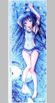 Towel y3/ C96 Tinker Microfiber Towel Swimsuit Long Black Hair Beautiful Girl Go