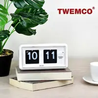 在飛比找momo購物網優惠-【TWEMCO】QT-30 翻頁鐘 桌放 壁掛兩用(共9色)
