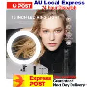 18"/14" LED Ring Light Dimmable Tripod & Stand for Youtube Selfie Video Remote C