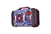 TODO Bluetooth Rechargeable karaoke PA Portable Speaker System Boom Box Dual USB DJ Pa Led Light kit