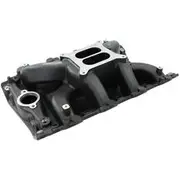 Aeroflow Holden 304 Vn Intake Manifold Dual Plane Air Gap Black - AF6210-4000