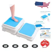 Portable Stackable Bath Shower Step Stool - Non-Slip Safety Platform for All