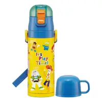 在飛比找蝦皮商城優惠-SKATER 兒童用 迪士尼 超輕量不鏽鋼 兩用保冷保溫瓶 