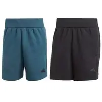 在飛比找森森購物網優惠-Adidas 男裝 短褲 拉鍊口袋 ZNE系列 棉 藍綠/黑