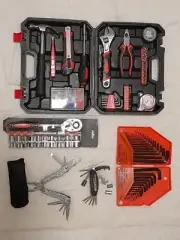 ToolSet S1: Toolbox 92pcs + Socket set + Hex key set + multitool + cyclist tool