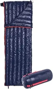SAMCAMEL Sleeping Bag Lightweight Compact 800FP Duck Down Sleeping Bag Portable Envelope Sleeping Bag for Outdoor Camping Hiking