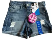 Member's Mark Girl's Adjustable Waist Stretch Denim Shorts 10/12