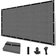 90% Sun Shade Cloth with Grommets, 10' x 10' Pergola 1 0 x 1 0 FT Gray