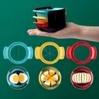 Steel Egg Tools 3 In 1 Egg Cutter Egg Slicer Sectioner Cutter Mold Meat Cutter
