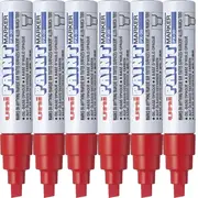 Uni-Ball PX30 Box 6 Paint Marker Chisel Tip 8mm (Red Bold)
