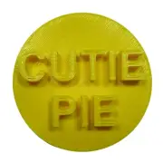 CUTIE PIE CANDY HEART COOKIE STAMP EMBOSSER MADE IN USA PR5457