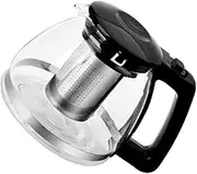 IMIKEYA Glass Teapot with Detachable Stainless Steel Infuser for Loose Leaf Flowering Teas Elegant Design for Home Office Use Easy to Clean Smooth Pouring Spout