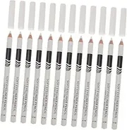 FOMIYES 12pcs Waterproof Eyeliner Pencils White Highlighter Makeup Pens Pencils for Eyeliner