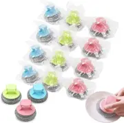 10 Stainless Steel Sponge, Individually Wrapped Cleaning Sponges