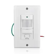 BS033C 110V Motion Sensor Light Switch, 180 Degree View Occupancy Sensor Switch,
