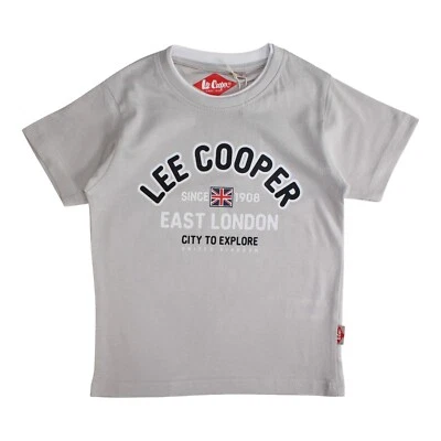 Shirt Boy Sleeves Courtes. Color Grey Lee Cooper No. 4 Of 4 ans-14 Years