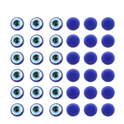 100 Pcs Evil Eye Glass Beads Doll Eyes Home Decor Decoration Round