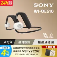 在飛比找PChome24h購物優惠-SONY WI-OE610 Float Run 頸帶離耳式耳