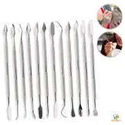 12 Pcs Stainless Steel Wax Carvers Set Clay Sculpting Tool for Modeling Shaping