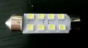 FORD BA BF FALCON XR6 XR8 TURBO G6E FPV SEDAN UTE 8 LED 42mm LED LIGHT WHITE