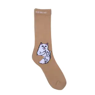 RIPNDIP LORD NERMAL SOCKS 中高筒襪 卡其【A-KAY0 5折】【RND3584TAN】