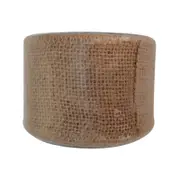 Crafted 80mm x 5m Natural Burlap