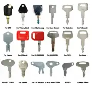 18 Heavy Equipment Key for Caterpillar Hitachi JD Komatsu Takeuchi