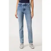 Mavi Jeans Kendra Straight Leg Jeans in Light Brushed Tribeca at Nordstrom, Size 28 X 30
