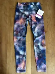 Athleta Girl High Rise Chit Chat Colorful Galaxy Outerspace Leggings Sz L 12 NWT