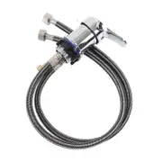 60cm Shampoo Bed Faucet Hair Salon Accessories Zinc Alloy Shampoo Bed Chair Valve for Barber Shop Solid Normal