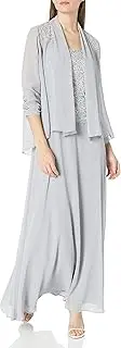 [Emma Street] Women's 2 Piece Chiffon and Beaded Jacket with Skirt
