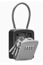 Key Lock Box Portable Combination Waterproof Key Storage Personalized Code