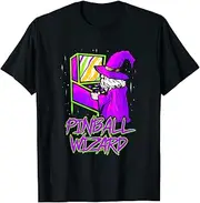 VidiAmazing Pinball Machine Funny Playing Pinball Wizard Retro Gift ds1224 T-Shirt
