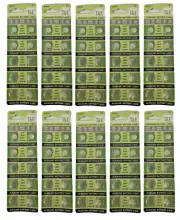100 pcs AG7 LR927 395A CX57 LR927W Alkaline Button Cell 1.55V Battery Exp 2026