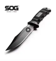 SOG Seal PUP Elite Mini Fixed Blade Knife – Portable Outdoor Survival, Hunting