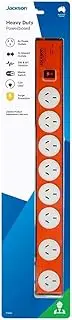 Jackson 8 Outlet Heavy Duty Surge Powerboard